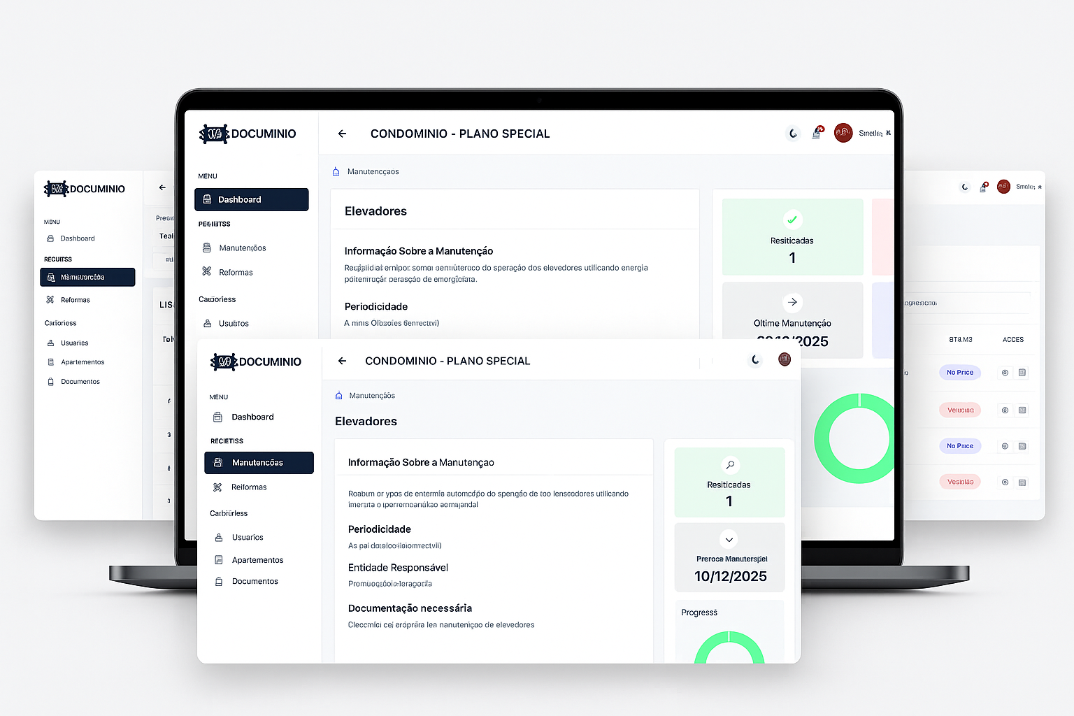 Interface do Dashboard